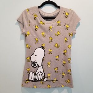 Peanuts Woodstock Snoopy Graphic Tee
